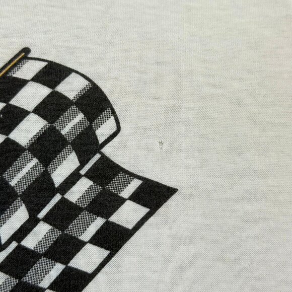 Rare Vintage 80's Cayuga Speedway Canada Hanley Ringer T-Shirt - Size Small - Picture 8 of 12